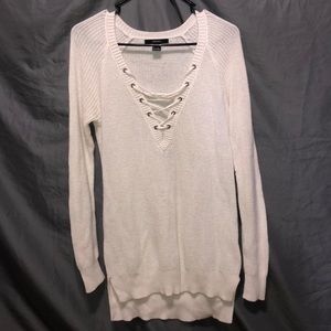 Long sleeve sweater, White, S
